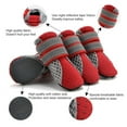 thumbnail image 5 of SPRING PARK Small Dog Shoes, Slip Resistant 4pcs Dog Puppy Boots Booties Pet Sneakers with Reflective Fastener Tape for Small Medium Dogs, Protect Paws Easy to Wear Daily Use, 5 of 7
