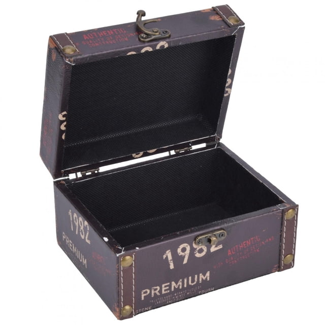 Jewelry Box,Vintage Wooden Storage Box Wooden Storage Box Storage Case Luxury Finish