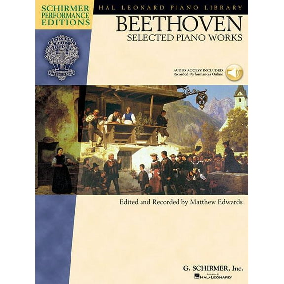 Hal Leonard Student Piano Library (Songbooks): Beethoven: Selected Piano Works Book/Online Audio (Other)