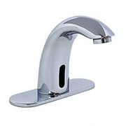 Cascada Automatic Hands Free Modern Contemporary Design Sensor Faucet (Hot & Cold), Chrome … (HDD413)