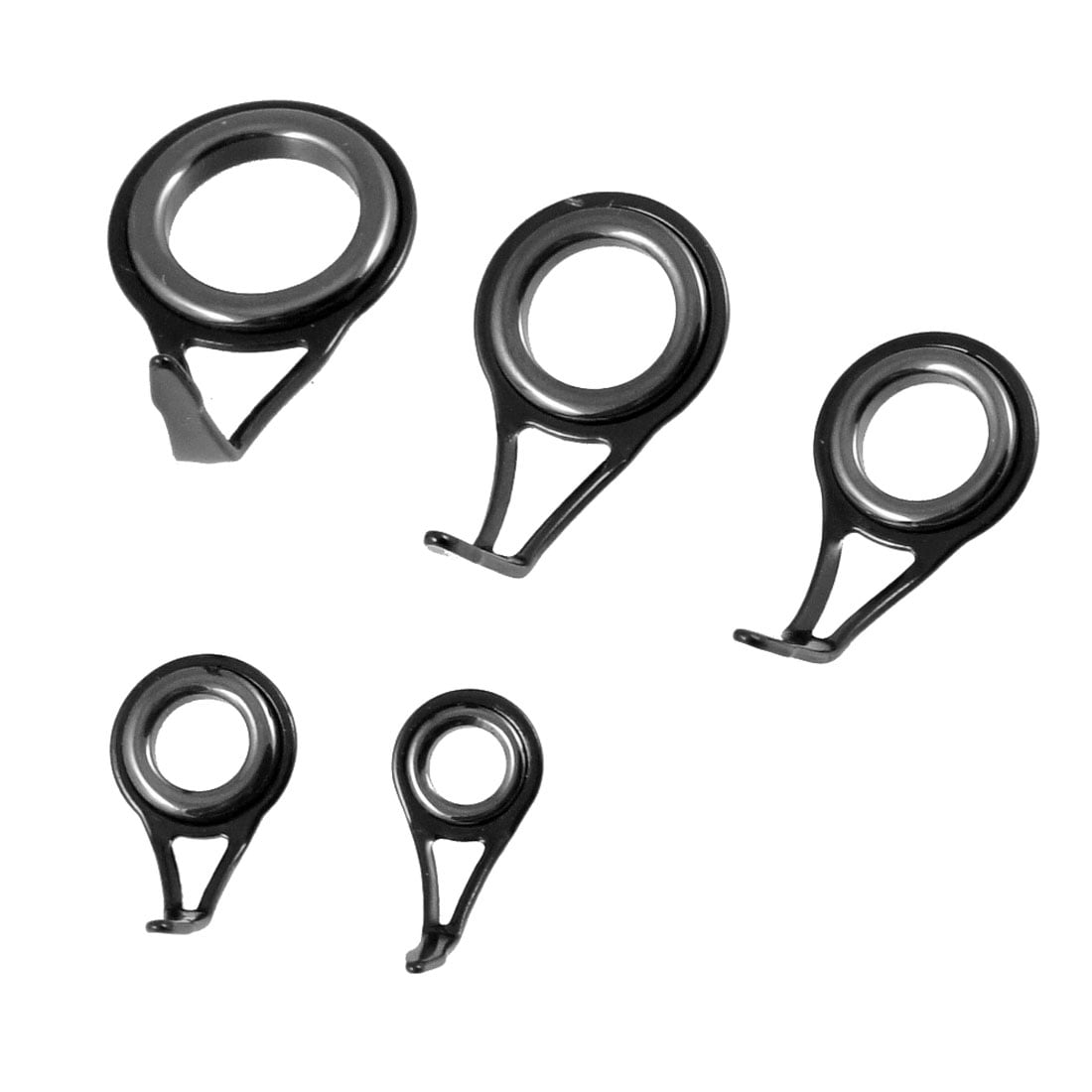 410mm 5 Sizes Set Eye Fishing Rod Pole Guide Tip Top Repair Mending