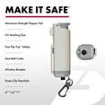 thumbnail image 3 of SABRE Safe Escape 3-in-1 Pepper Gel w/ Seat Belt Tool & Window Breaker, Pocket Pepper Sprays, Cream, 3 of 6
