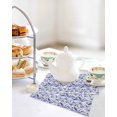 thumbnail image 4 of Purple Flower Pattern Kitchen Dish Towels for Drying Dishes Set of 2, Vintage Floral Botanical Simple Waffle Weave Microfiber Hand Tea Bathroom Towels Quick Dry & Absorbent Towel 12x12, 4 of 7
