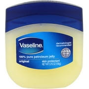 Vaseline 100% Pure Petroleum Jelly Skin Protectant 3.75 oz (Pack of 2)