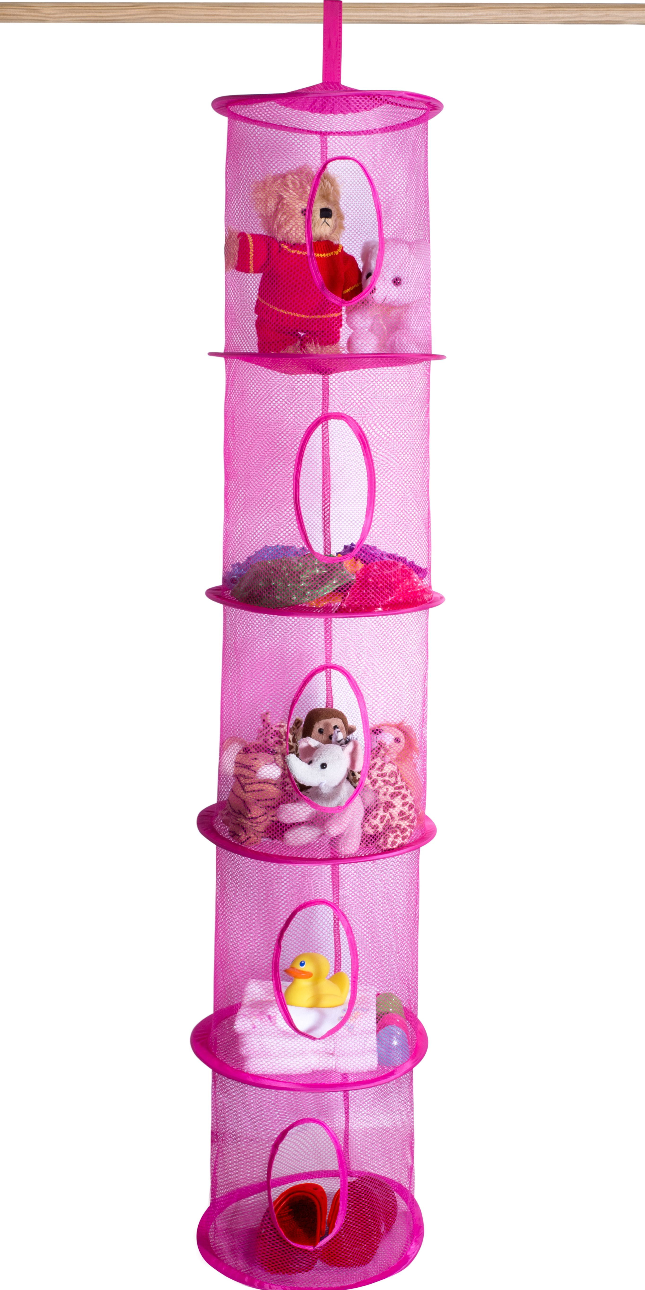 Details about   Kids Net Mesh Toy Cubby,4 Compartments Organizer for Storing Toys/Clothes Gray  