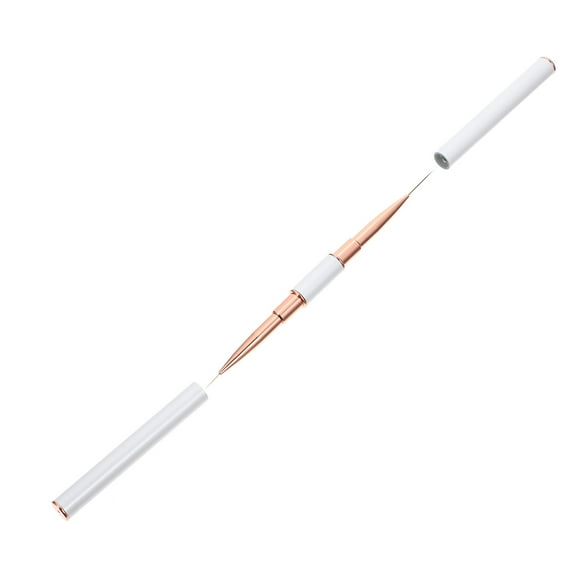 MLINS 2pcs Double Ended Nail Liner Brush Premium Nail Brush Pen Nail Art Brush Tool