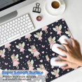 thumbnail image 4 of Long Mouse Pads for Desk,Black Fairy Star Pattern Desk Mats on Top Of Desks, Desk Mouse Pad Extra Large with 3mm Non-Slip Base and Stitched Edge for Gaming,Office,Work,Home 31.5"x15.7", 4 of 6