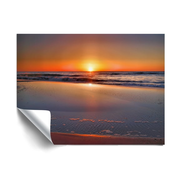 ArtWall Steve Ainsworth Sunrise Over Assateague Wall Art