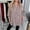 Gray Blouses & Tops, variant on BSDJILFG Long Sleeve Shirts for Women Chiffon Blouse Dressy Casual Button Down Ruffle V-Neck Pullover Blouse