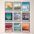 thumbnail image 2 of Hoth Risa Endor Prints Vintage Art Painting Travel Movie Retro Posters Landscape Posters Wall Art Picture Bespin Home DecorA4 21x30cm no frame Gao Jinjia LED, 2 of 2