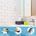 thumbnail image 4 of 102Pcs 3in. × 6in Peel and Stick Wall Tile for Kitchen Backsplash, Bathroom, Fireplace,Stick on Subway Tile,Glossy White, 4 of 7