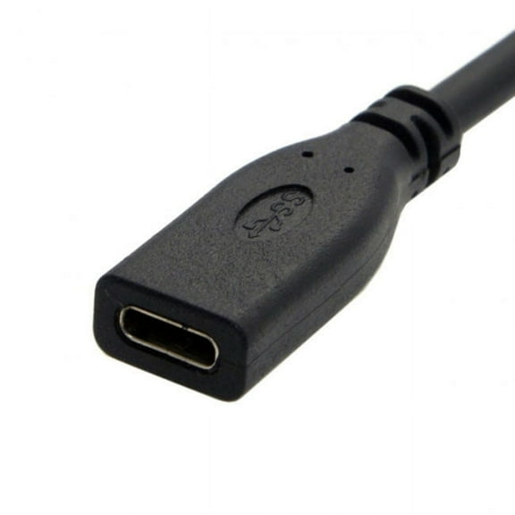 FVH 90 Degree Right Angled USB-C USB 3.1 Type C Male to Female Extension Data Cable for Laptop Tablet 20cm