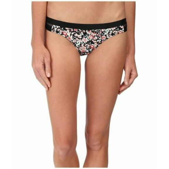 $44 Volcom Black Desert Bloom Full Basic Bikini Bottom, L