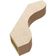 thumbnail image 6 of Ekena Millwork 3"W x 16"D x 16"H Stanfield Rough Cedar Woodgrain TimberThane Knee Brace, Primed, 6 of 6