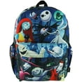 thumbnail image 1 of Disney's Nightmare Before Christmas Deluxe Oversize Print Large 16" Backpack with Laptop Compartment, 1 of 2