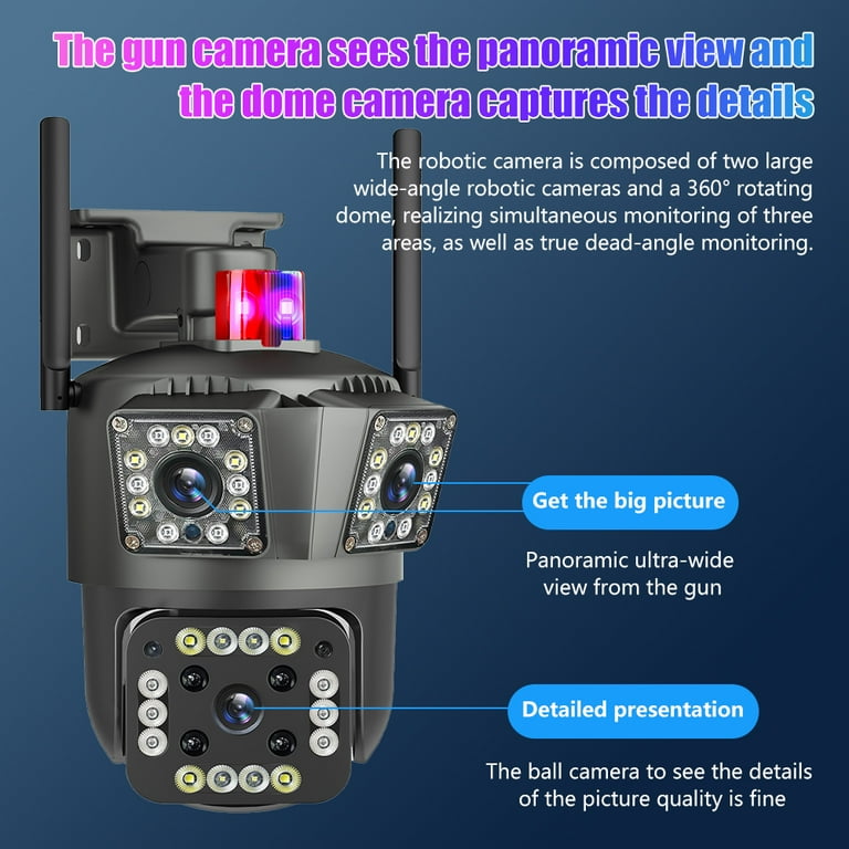 5K 12 Megapixel WiFi Camera Wireless Outdoor 10x Zoom, Auto 5K 12 Megapixel WiFi Camera Wireless Outdoor 10x Zoom, Auto