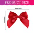thumbnail image 3 of 2.5 Inch Polyester Waist Bow, Decorative Tape Bow for Gift Wrapping and Craft Projects, 1PC (Watermelon Red), 3 of 5