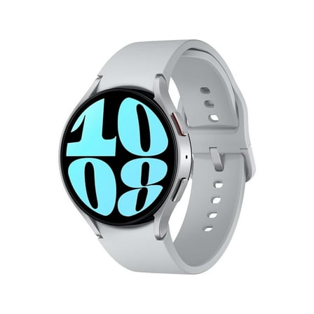 SAMSUNG Galaxy Watch 6 44mm LTE Smartwatch, Fitness Tracker, Personalized HR Zones, Advanced Sleep Coaching, Heart Monitor, BIA Sensor for Health Wellness Insights, Big Screen, US Version, Silver