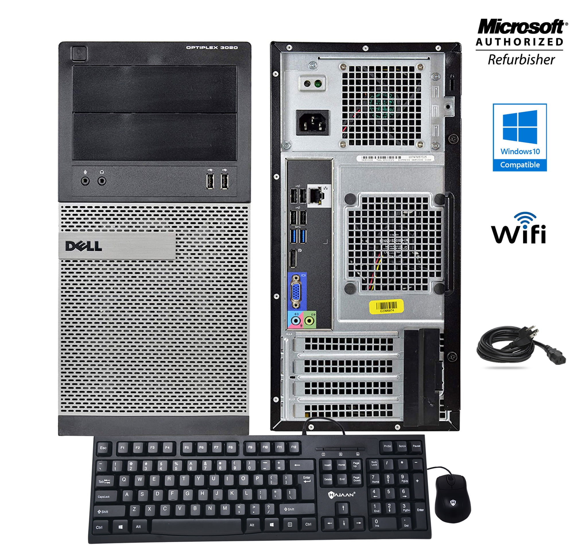 Dell Optiplex 3020 Tower Computer PC, 3.20 GHz Intel i5 Quad Core