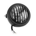 thumbnail image 1 of 6.3 Inch Vintage Motorcycle Headlight Headlamp Grill Style Universal for Cafe Racer, 1 of 4