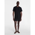 thumbnail image 2 of George Men's Waffle Knit Sleep Tee with Short Sleeves, Sizes XS-3XL, 2 of 5
