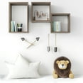 thumbnail image 4 of Kaboon Wall Mount Cube Shelf Set of 3,19.75x12.5x7.75, Model-Cube-Shelf, Eucalyptus, 4 of 7