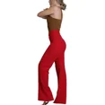 thumbnail image 2 of Pantalon Vestir Moda Elegante Tiro Alto Casual Pierna Recta, 2 of 5