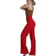 thumbnail image 2 of Pantalon Vestir Moda Elegante Tiro Alto Casual Pierna Recta, 2 of 5