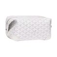 thumbnail image 1 of Travel Toiletry Bag PU Leather Multifunctional Makeup Bag for Hotel Bathroom Gray, 1 of 3