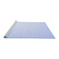 thumbnail image 2 of Ahgly Company Machine Washable Indoor Rectangle Solid Blue Modern Area Rugs, 6' x 9', 2 of 4