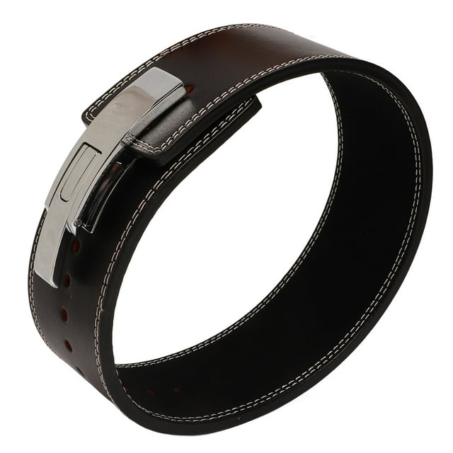 Ceinture d'Haltérophilie, Ceinture de Soutien Dorsal en Cuir pour Homme pour Squats et Soulevés de Terre, Taille et Dos Ajustables 107 cm, Ceinture d'Entraînement pour Haltérophilie, Dynamophilie, Culturisme, Soulevé de Terre, Squat, Entraînement de Force