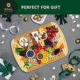 thumbnail image 4 of Royal Craft Wood Cutting Board for Kitchen – Wood Chopping Board with Juice Groove – Bamboo Cutting Board for Meat, Vegetables, Cheese & Charcuterie Serving (XXL, 20" x 14"), 4 of 6