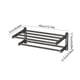 thumbnail image 3 of Horivan 2 Packs No Drill Wall Mounted Towel Rack Bathroom Shelves Rustproof Aluminum Storage Organizer Space Saving Double Rod for Kitchen Bath Decor, 3 of 6