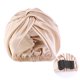 thumbnail image 3 of Gorro de dormir de doble capa de seda artificial ajustable popular, gorro de ducha con giro cruzado, gorro de maquillaje de belleza, 3 of 5