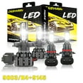thumbnail image 1 of Compatible for Toyota Sequoia 2001-2007 H4/9003 9140 LED Headlight Bulb + Fog Light Kit 4X, 1 of 10