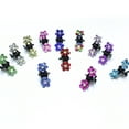 thumbnail image 4 of 30 mini pinzas para el pelo para niños, pasador de cristal con forma de flor, pinza para el pelo (diez colores), 4 of 7