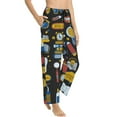 thumbnail image 2 of Kll Womens Teeth Print Pajama Pants Soft Pajama Bottoms For Women Cozy Lounge Pants, 2 of 9