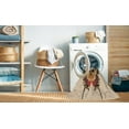 thumbnail image 2 of Ahgly Company Machine Washable Indoor Square Transitional Khaki Gold Area Rugs, 8' Square, 2 of 7