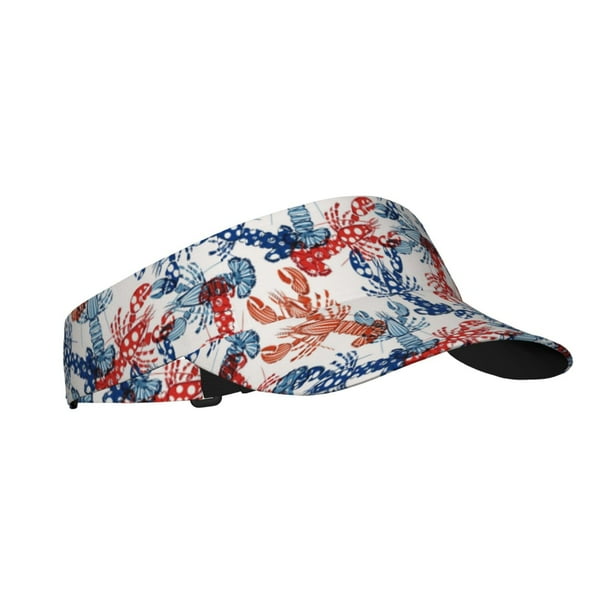 Balery Red Lobster Gorra deportiva con visera ajustable para mujer y hombre (talla única)
