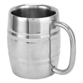 thumbnail image 2 of Beer Mug, Convenient Stainless Steel Beer Mug Practical High Capacity With 300ml For Cocktail Juices, Milk, Water, Tea, Coffee, 2 of 8
