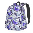 thumbnail image 1 of Disketp Butterflies Mochila Escolar de Gran Capacidad y Peso Ligero, Mochila de Viaje Ideal para Escuela, Trabajo y Uso Diario, Cómoda y con Estilo, 1 of 8