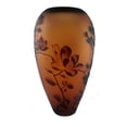 thumbnail image 1 of Jarrón Manhattan Chic Antiquity Inverted Beehive, 12 cm, color ámbar, 1 of 1