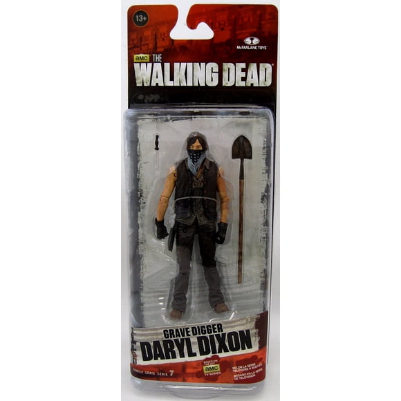 The Walking Dead 5 Inch Action Figure TV Series 7.5 - Grave Digger Daryl Dixon