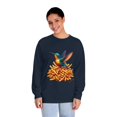 thumbnail image 4 of Strange & Cozy Fries Fly Hummingbird, Cotton Blend, S-3XL Long Sleeve Tee, 4 of 4