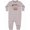 AC-Heather Grey, variant on My Dad Graduated and I'm Super Proud Baby Fleece Romper
