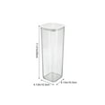 thumbnail image 3 of Airtight Food Storage Container, Plastic Cereal Organizer with Easy-Lock Lid, Leakproof & Reusable Kitchen Pantry Storage, Clear Plastic for Flour, Sugar, Rice, Tea, 2200ml, 1550ml, 750ml, 3 of 6