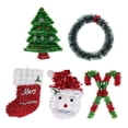 thumbnail image 5 of WEAVILUX Hanging Ornament Assorted Color Plastic Garland for Festive Home Decoration 5 Pieces, 5 of 8