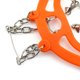 thumbnail image 4 of 10 tacos Ice Gripper antideslizante MTB zapatos crampones para caminar en la nieve (naranja M), 4 of 8