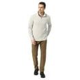 thumbnail image 5 of Bass & Co Men's & Big Men's Pro-Sueded Quarter Zip Heathered Pullover, Sizes S-XXXL, 5 of 6