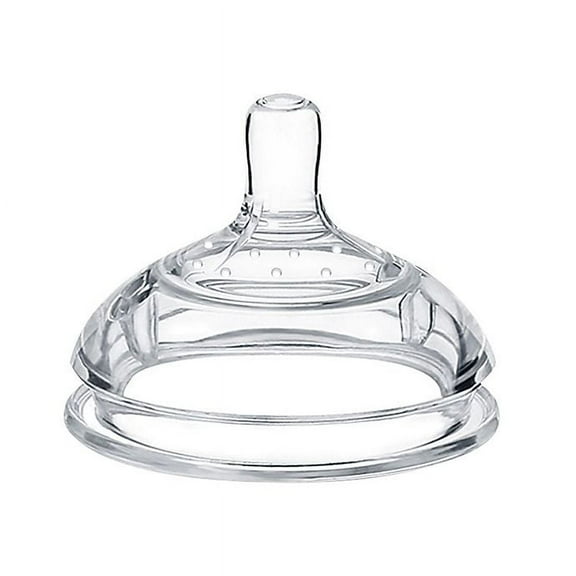 Haakaa Gen 3 Stage 2 Anti-Colic Silicone Nipple in Clear (Set of 2)